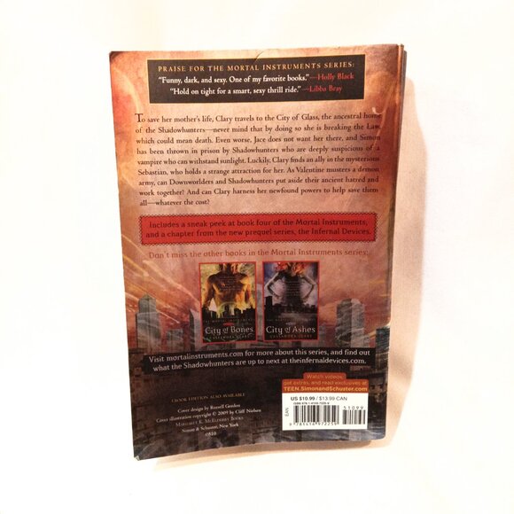 City of Glass by Cassandra Clare NEW Book The Mortal Instruments Series Juvenile - Picture 2 of 2